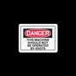 Danger Sticker